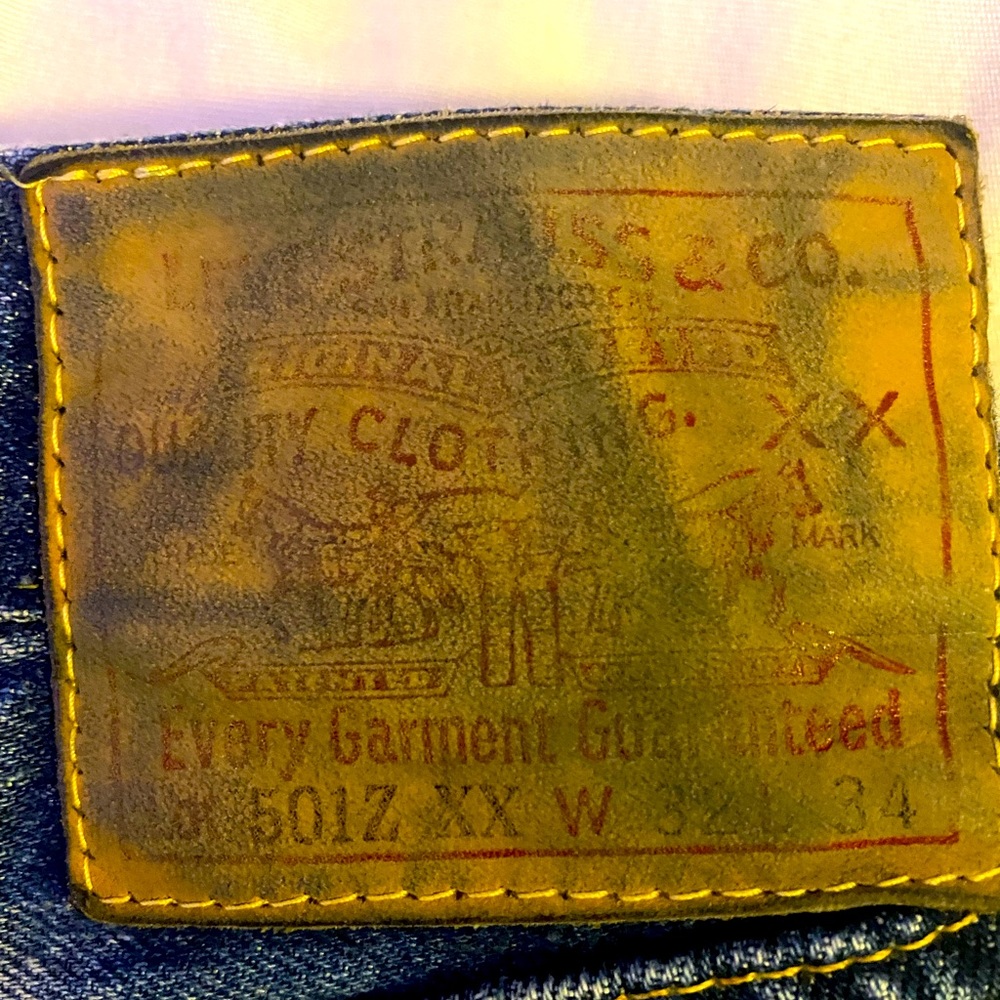 Vintage Selvedge Levi’s Original 1963 501 Denim Jeans